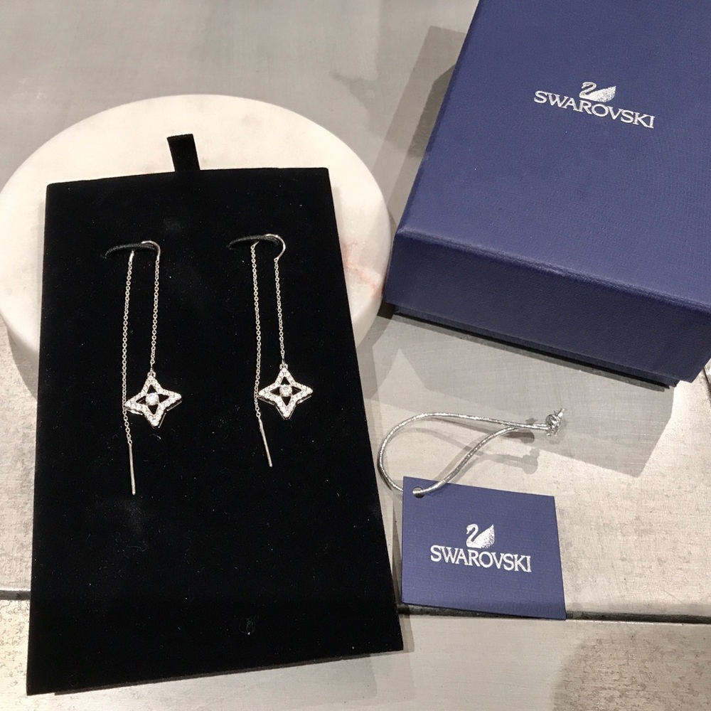 Swarovski Sparkling Dance Crystal Dangle Earrings